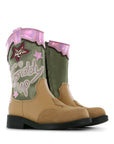 Shoes Me NW25W008-A Cognac Green